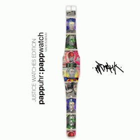 Papír karóra - JUSTICE FOR ALL - Pappwatch