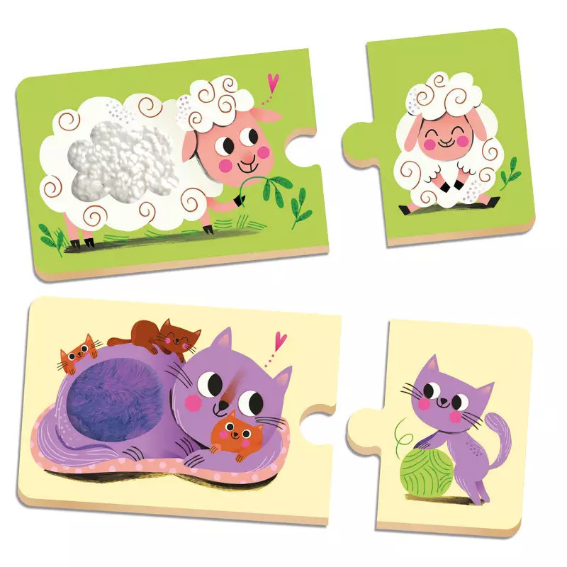 Első képkirakóm tapintós párosító puzzle előnyei