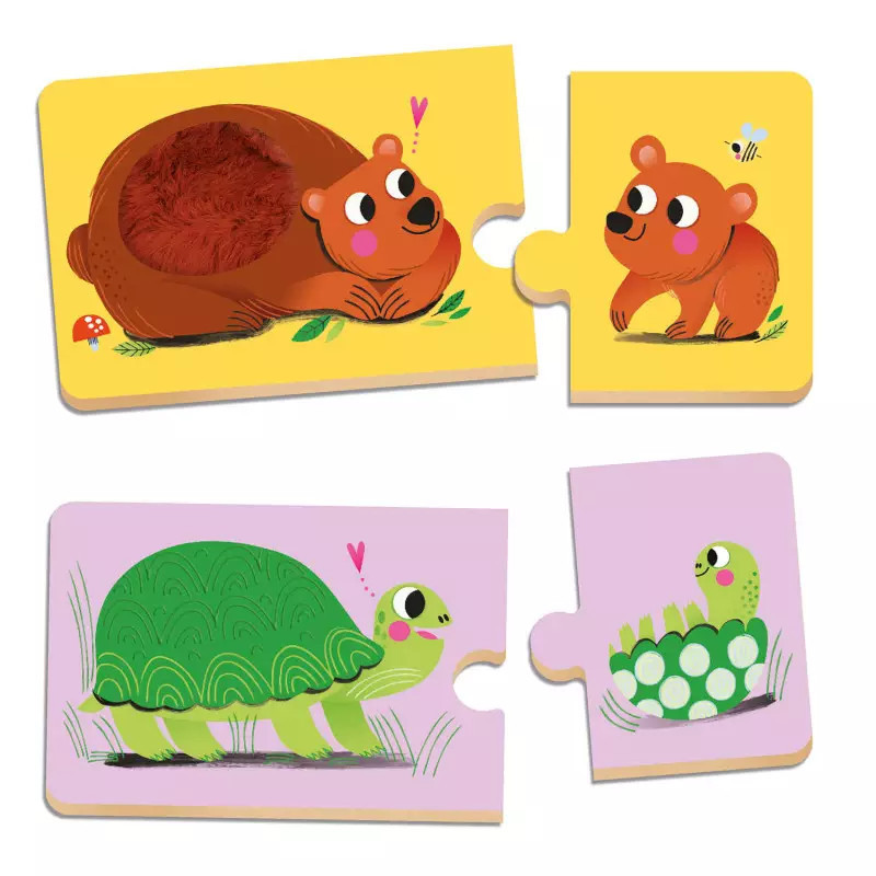 Első képkirakóm tapintós párosító puzzle funkciói