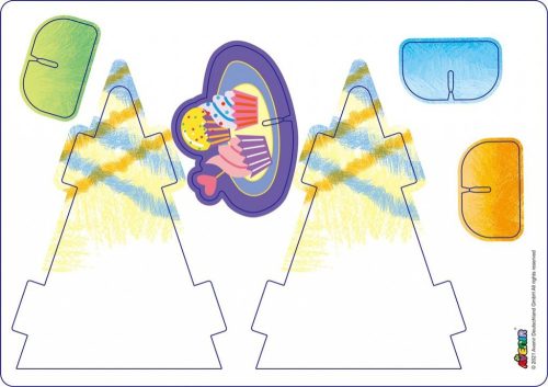 Kreatív színező készlet méhviasz krétával, Piknikezés Avenir