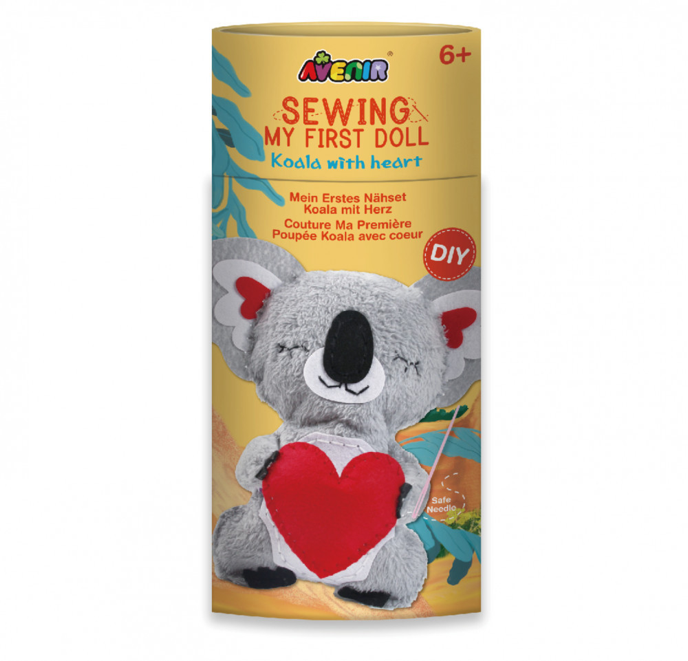 Plüss Varrás Koala Szívvel Avenir