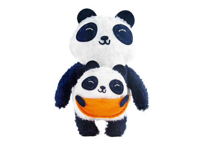 Avenir Plüss varrás Panda közeli kép