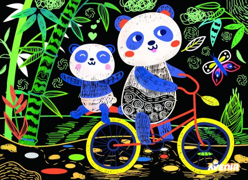 Képkarctechnika, Fuzzy Panda macik Avenir