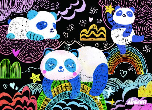 Képkarctechnika, Fuzzy Panda macik Avenir