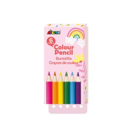   Divattervező könyv fejlesztő feladatokkal, 6 db színes ceruzával Avenir