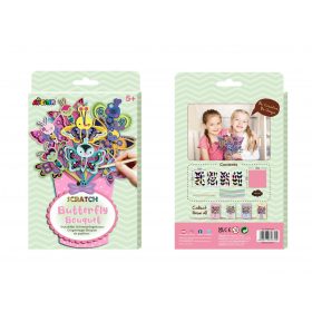 Karckép technika dekorációs csokor, Pillangók Avenir