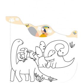 Mágikus vízzel festő könyv, Dinoszauruszok Avenir