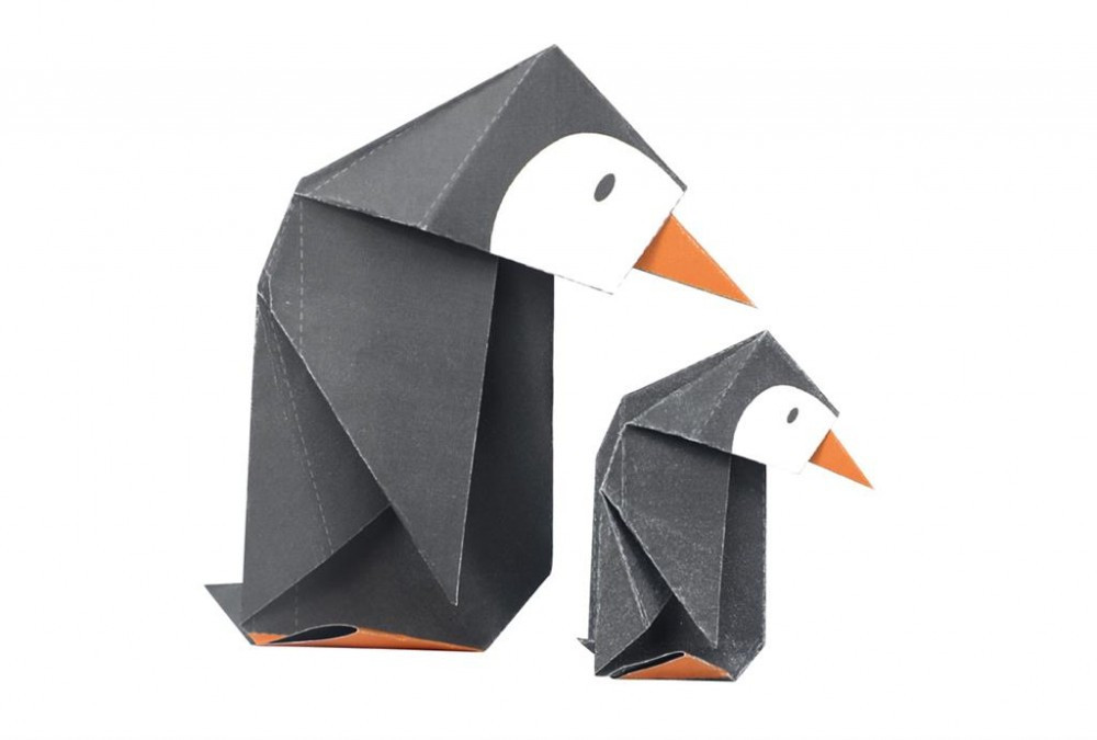 Origami állatok, Az állatkertben Avenir - Gyerekek origami állatokat hajtogatnak