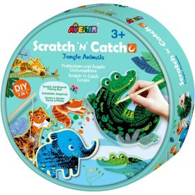   2 az 1-ben karckép készítő és horgász játék, Dzsungel Avenir