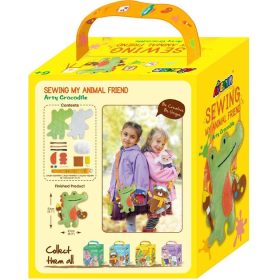   Varrható plüss vállpánttal, Festőművész krokodil Avenir