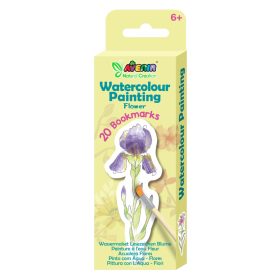   Vízzel festő kreatív könyvjelző készlet, Virágok Avenir