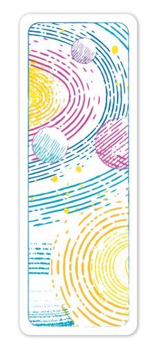 Vízzel festő kreatív könyvjelző készlet, Világűr Avenir