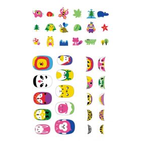 Körömmatrica szett, Állatok Avenir