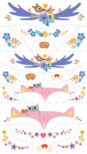 Arcmatrica és tetováló készlet, Állatok Avenir