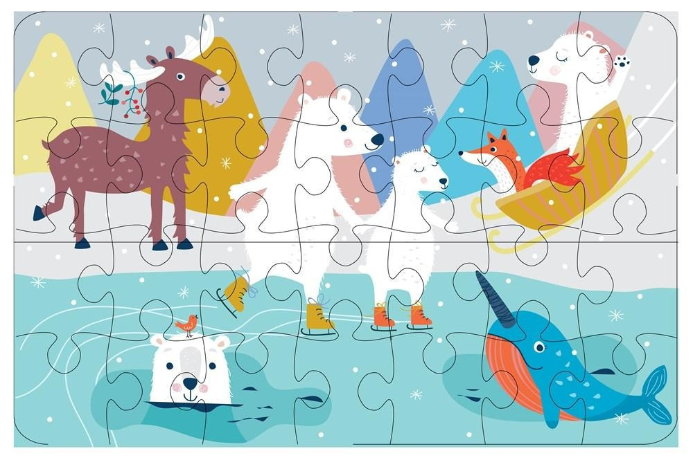 Puzzle Jegesmaci 28 db-os Avenir csomagolás
