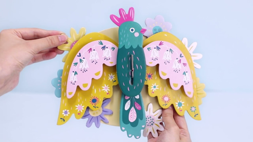 3D dekorációs puzzle, Madár Avenir - Gyerekek játéka