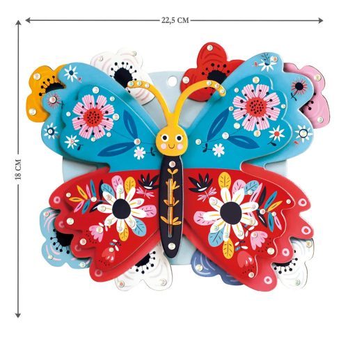 3D dekorációs puzzle, Pillangó Avenir