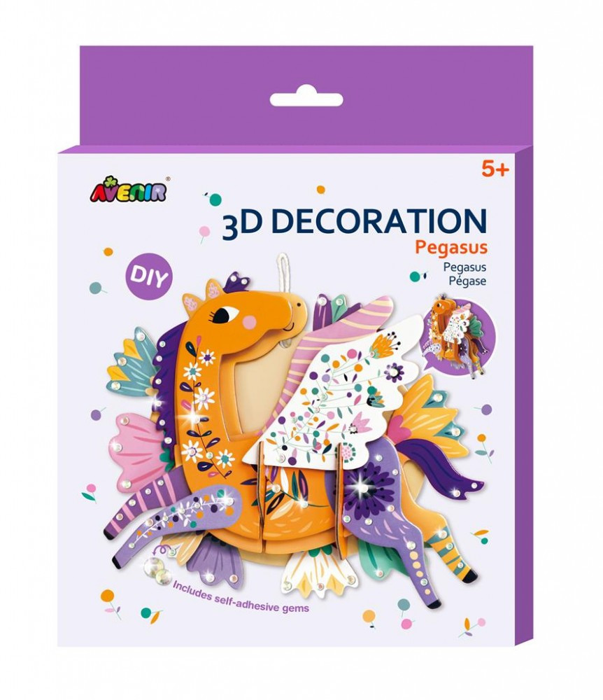 3D Dekorációs Puzzle, Unikornis Avenir