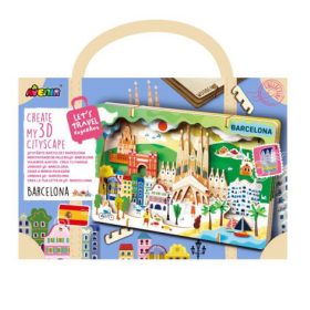 Városkép 3D puzzle, Barcelona Avenir