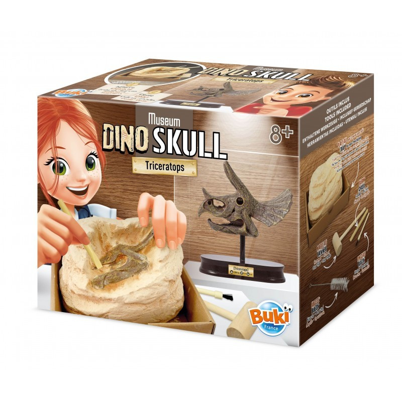 Triceratops koponya felfedező készlet BUKI EDU-BUKI2131