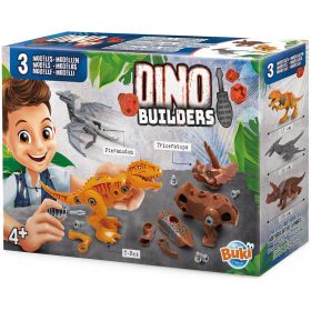 Dinoszaurusz építő készlet, 3 modell BUKI