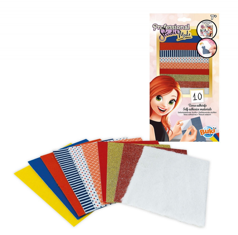 Professzionális studio divat, Öntapadós szövet matrica, Tenger BUKI használat közben