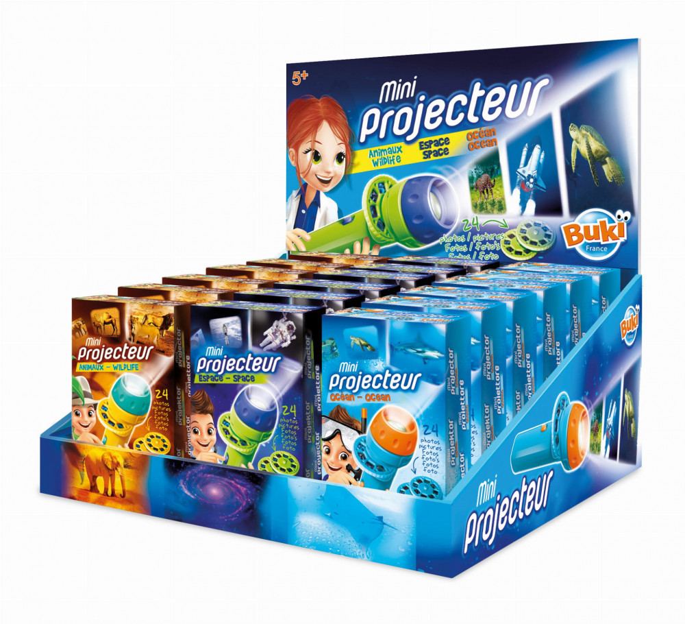 Mini Projektor BUKI - Vadállatok, Űr, Óceán