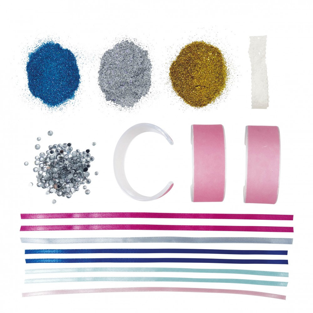 Csillogó karkötő készítő BUKI - Alkotás közben