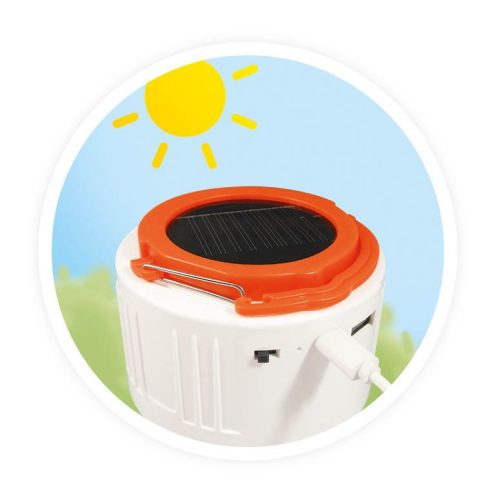 Napelemes bluetooth-os hangszóró és lámpa BUKI