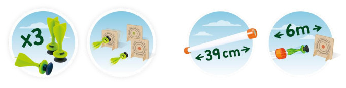 BUKI Fúvócső játékkészlet EDU-BUKIBN020 részletei