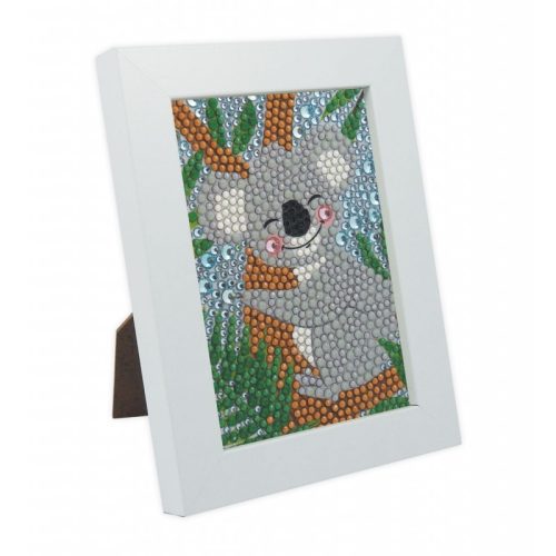 Strasszkép készítő fa képkerettel-Koala BUKI