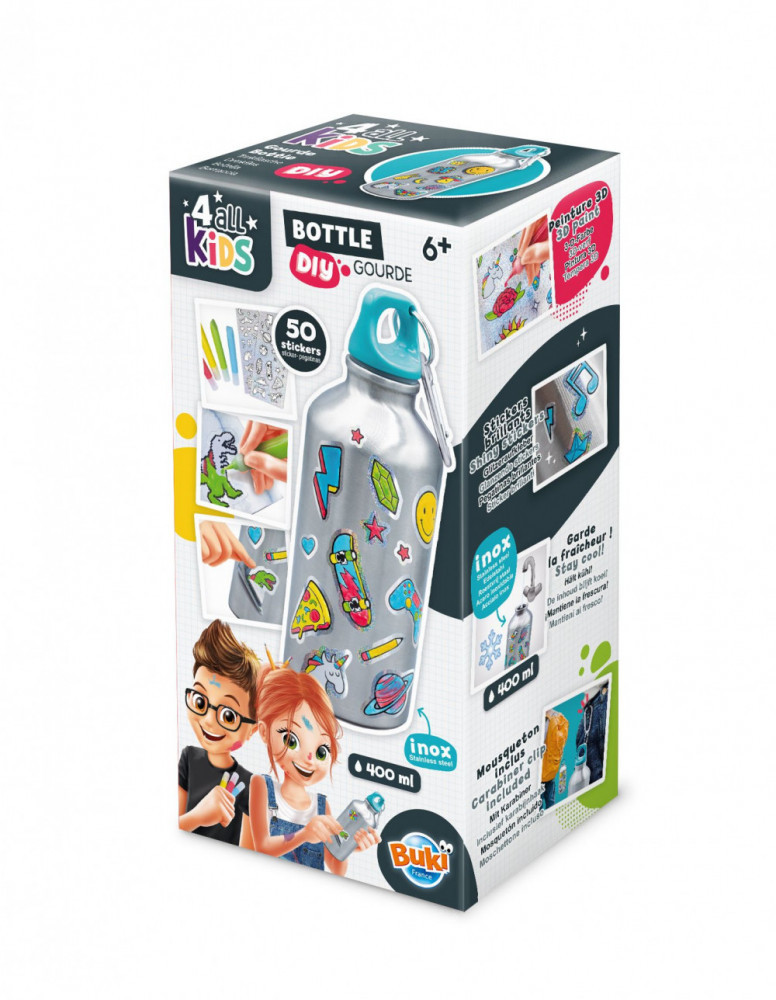 DIY Dekorálható Fém Kulacs BUKI