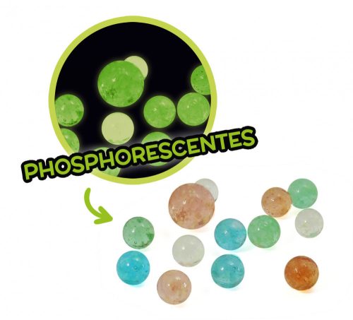 Üveggolyó készlet 163 db-os BUKI