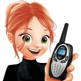 Walkie Talkie tölthető akkumulátorral BUKI