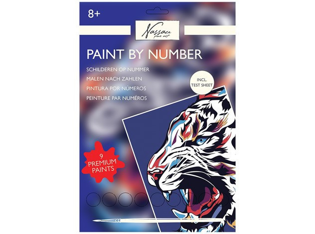 Festés számok szerint, Tigris CraftArt - EDU-CAAR1068-GE
