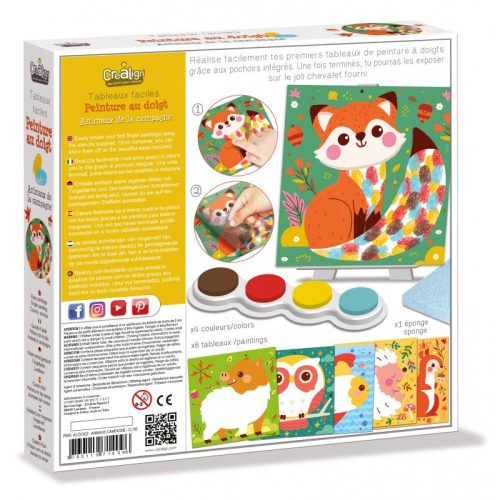 Ujjfestés-Erdei állatok CreaLign