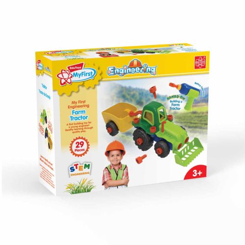 Első járművem, összeszerelhető farm traktor Edu-Toys