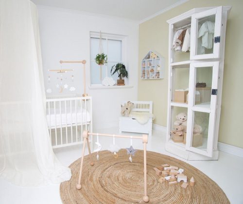 Kiságyforgó állvány natúr Jabadabado