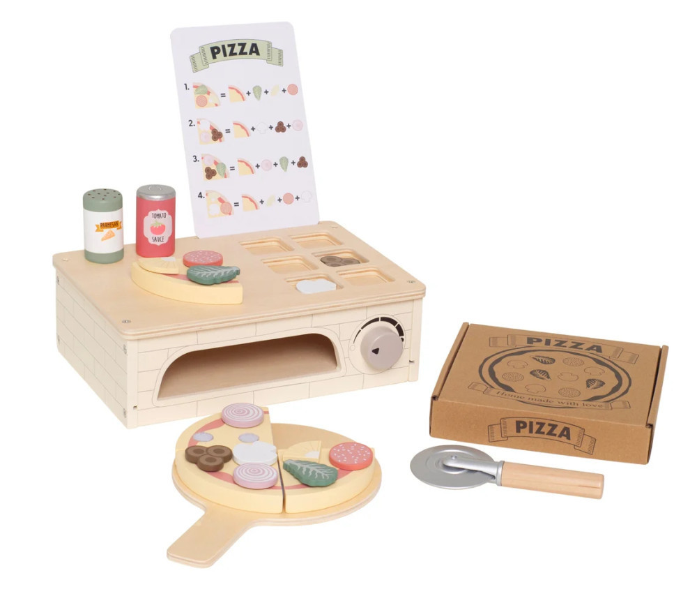 Jabadabado Pizzasütő fa játékkészlet