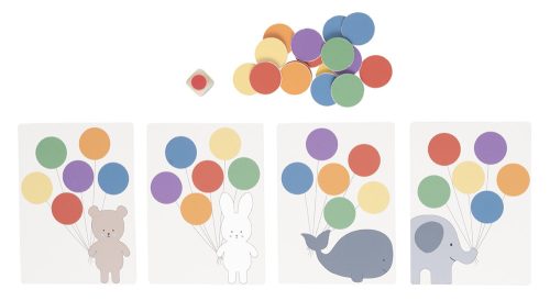 Montessori fejlesztő játékcsomag, Játék a színekkel Jabadabado