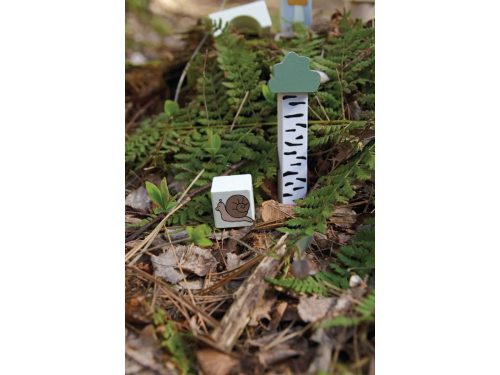 50 darabos fa építőkocka készlet - Az erdő állatai Jabadabado