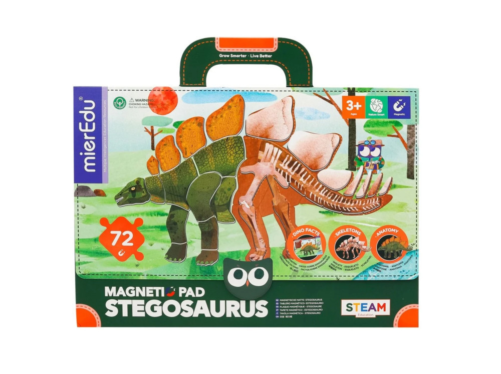 MierEdu Stegosaurus Hordozható Mágneses Tábla
