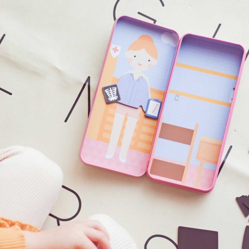 Mágneses puzzle játék, Kórház MierEdu