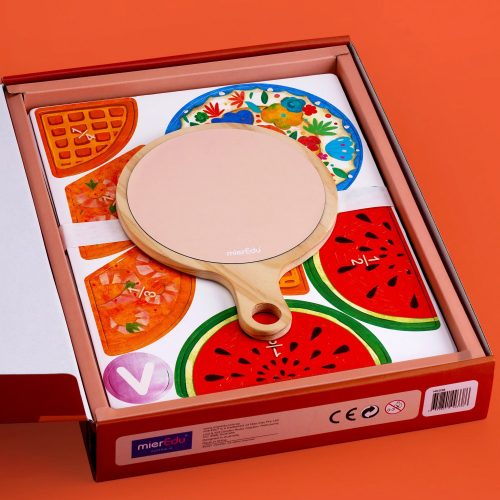 Finom ételek, törtek mágneses matematikai játék, MierEdu