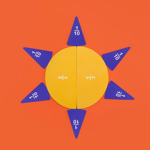 Finom ételek, törtek mágneses matematikai játék, MierEdu