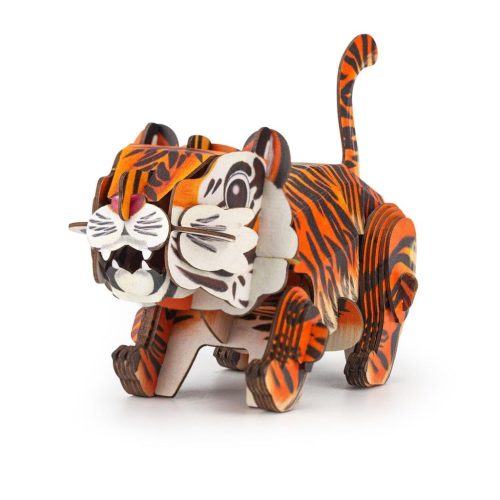 Hangot adó 3D állatos puzzle, Tigris MierEdu
