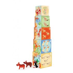 Toronyépítő és puzzle-A világ állatai Scratch Europe