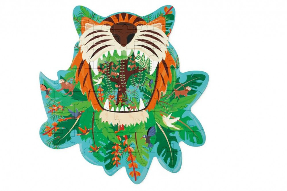 Tigris forma puzzle Scratch Europe – Játék közben