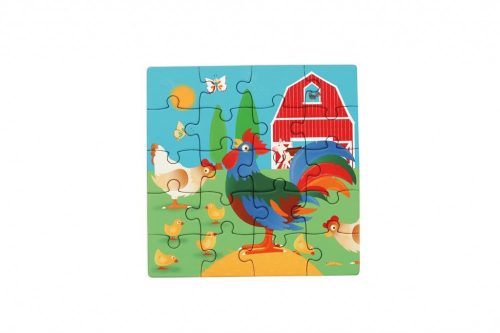 Mágneses puzzle könyv - Farm - Scratch Europe
