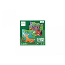 Mágneses puzzle könyv - Erdő - Scratch Europe
